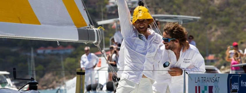 Victoire de Gwénolé Gahinet et Paul Meillhat sur la Transat AG2R