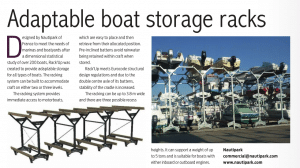 déplacement de bateau et stockage à sec