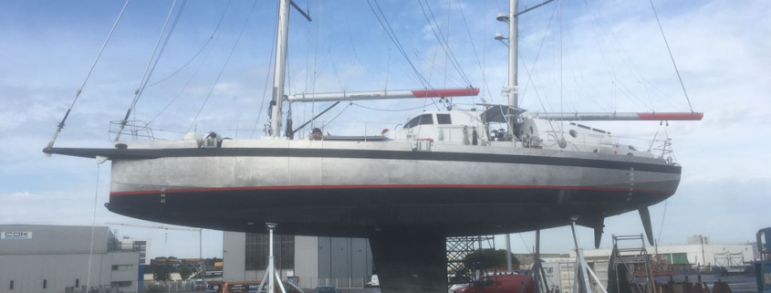 Calage de Grain de Sail à Lorient avec 4 Work’Up 20-43