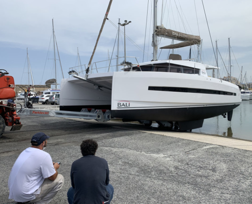 PARKLEV 30T CATA, la nouvelle référence pour manutentionner les catamarans