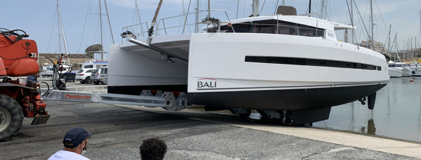 PARKLEV 30T CATA, la nouvelle référence pour manutentionner les catamarans