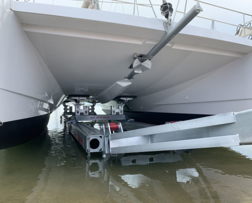 PARKLEV 30T CATA, la nouvelle référence pour manutentionner les catamarans